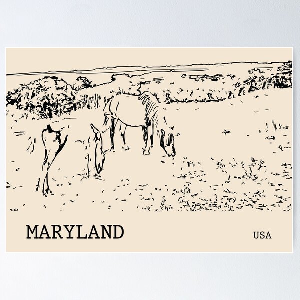 Item preview, Maryland Estados Unidos designed and sold by Lakeric Cityscapes.