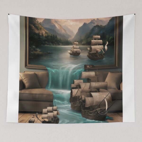 Item preview, Pirate adventure in the living room. designed and sold by MyHappyArtShop.
