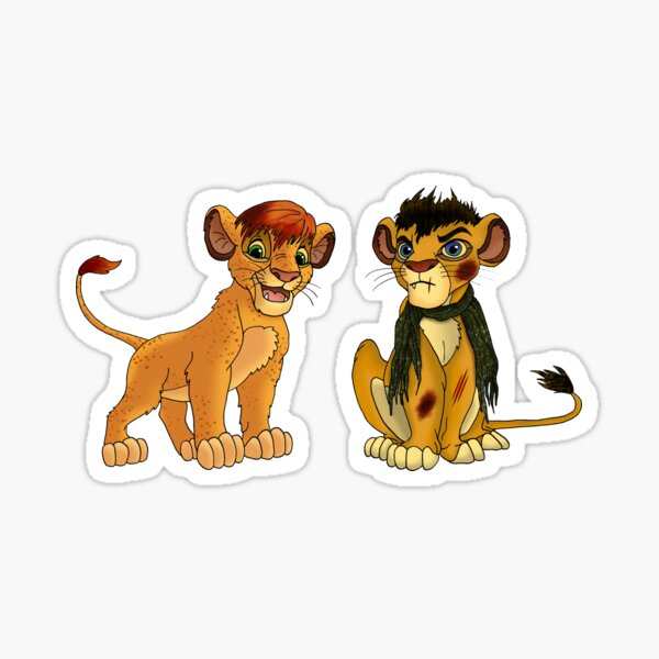 Gallacats, but make them big Sticker