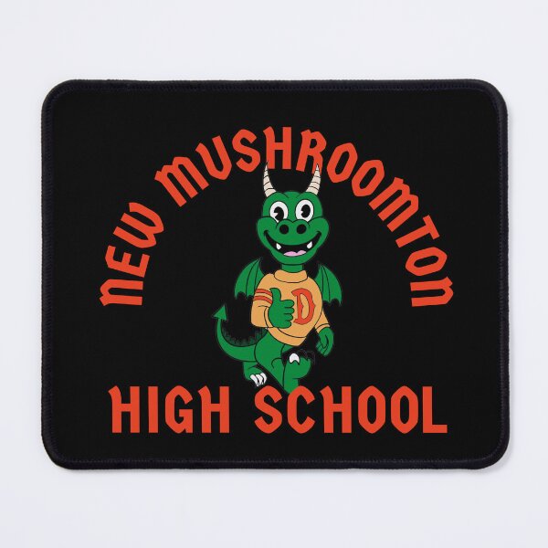 Item preview, New Mushroomton High School - Go Dragons! designed and sold by YonderAndBeyond.