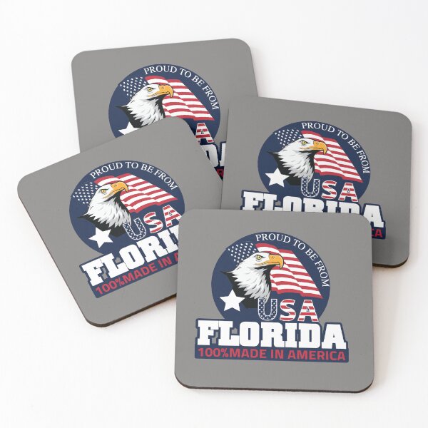 Item preview, Proud to be from America - state of FLORIDA - USA designed and sold by LareTash.