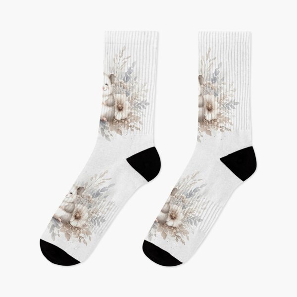 Item preview, Pastel pygmy possum marsupial in flowers designed and sold by YukiKenji.