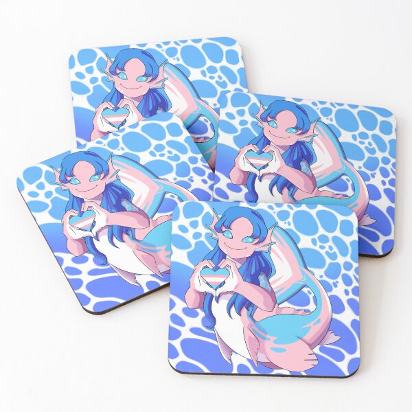 Item preview, Trans Pride Mermaid designed and sold by Ailoth.