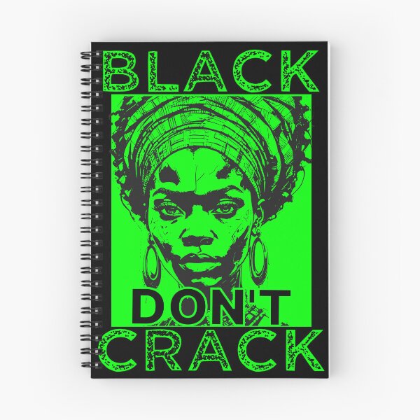 Item preview, BLACK DON'T CRACK LIME designed and sold by Marni Scofidio Desi9ns.