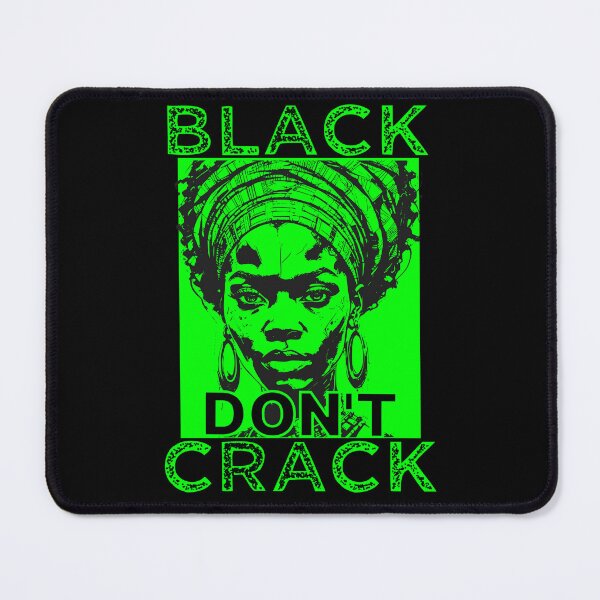 Item preview, BLACK DON'T CRACK LIME designed and sold by Marni Scofidio Desi9ns.