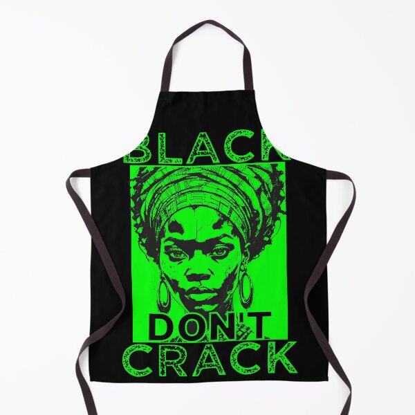 Item preview, BLACK DON'T CRACK LIME designed and sold by Marni Scofidio Desi9ns.