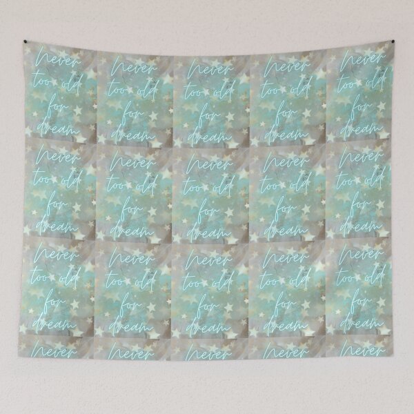 Item preview, Never too old for dream designed and sold by MisiuKolorowy.