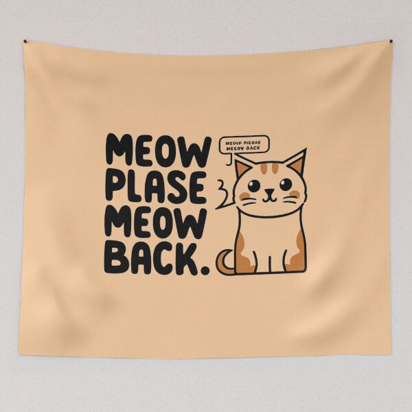 Item preview, Meow-cat please-Meow-back-eurovision designed and sold by Ronika World.