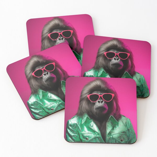 Item preview, Gorilla Glam: Fierce and Fabulous - Funny Gorilla  designed and sold by MonicaGoDesign.