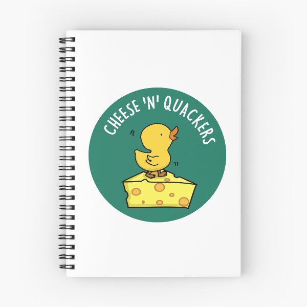 Item preview, Cheese and Quackers Animal Puns designed and sold by punnybone.