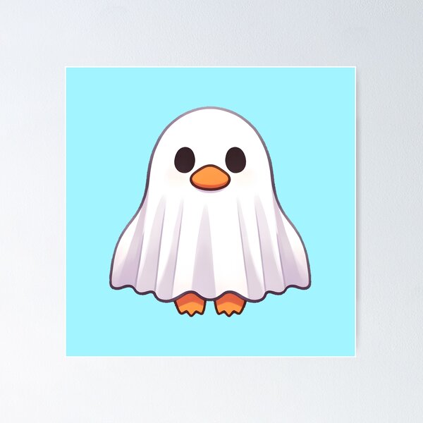 Item preview, Duckling in a Ghost Costume designed and sold by UmbrellaStudio1.