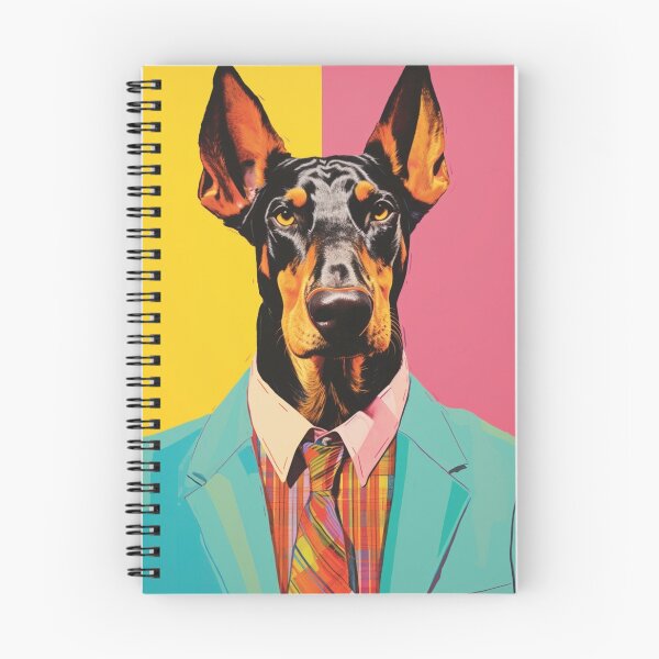 Item preview, Doberman Pinscher in a turquoise suit designed and sold by luvandsocial.