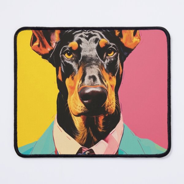 Item preview, Doberman Pinscher in a turquoise suit designed and sold by luvandsocial.