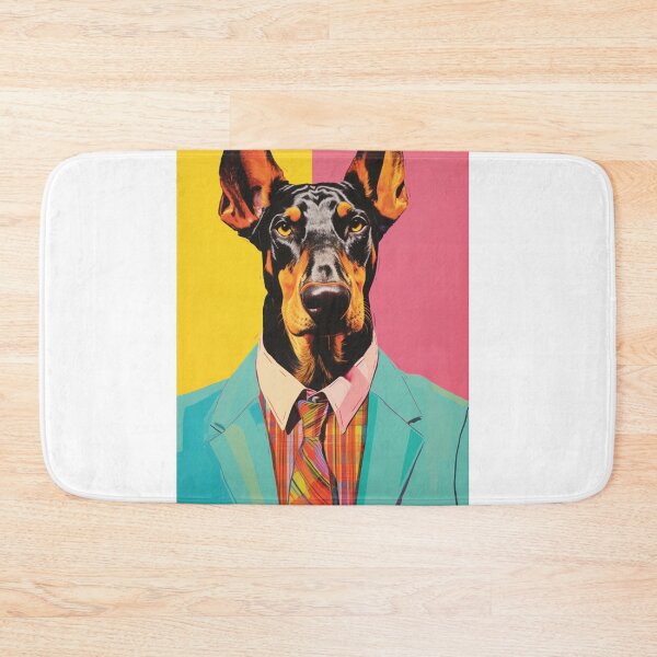 Item preview, Doberman Pinscher in a turquoise suit designed and sold by luvandsocial.
