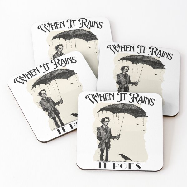 Item preview, When It Rains It Poes designed and sold by HippieShackAL.