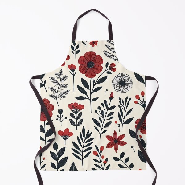 Item preview, A close up of a red flower pattern designed and sold by Haji Kamora.