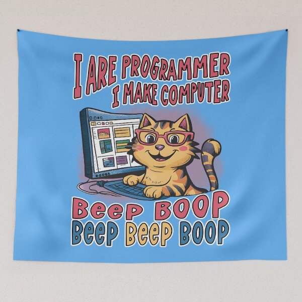Item preview, cat programmer designed and sold by samah82.
