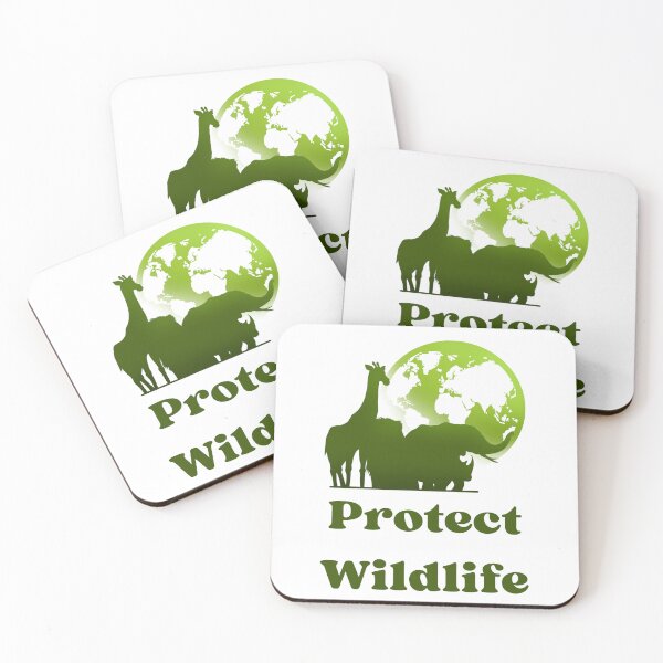 Item preview, Protect Wildlife. African Wildlife Animals Earth Ecosystem designed and sold by Rebel-Design.