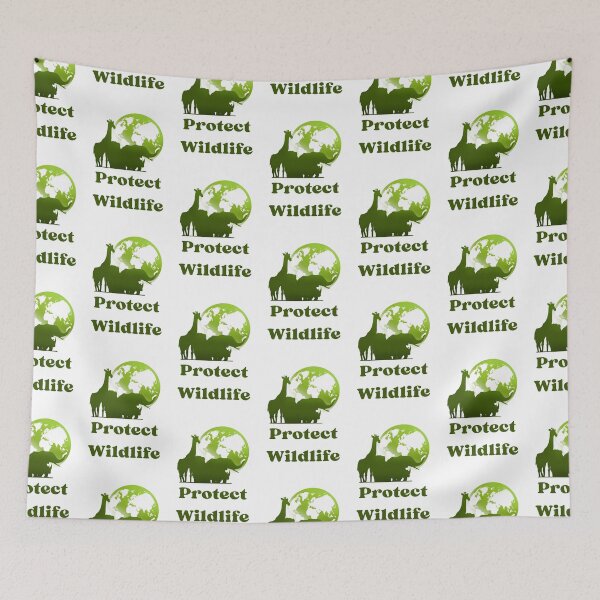 Item preview, Protect Wildlife. African Wildlife Animals Earth Ecosystem designed and sold by Rebel-Design.
