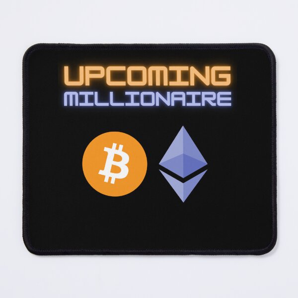 Item preview, Upcoming Millionaire (Bitcoin and Ethereum Design) designed and sold by SmartDesignByBB.