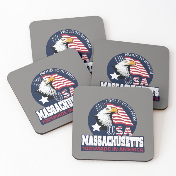 Item preview, Proud to be from America - state of MASSACHUSETTS- USA designed and sold by LareTash.