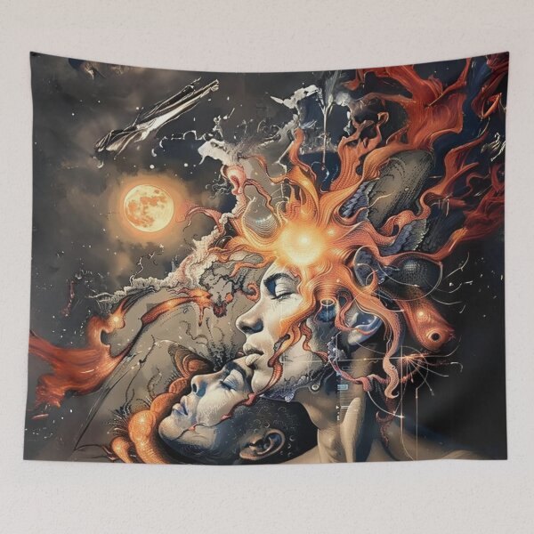 Item preview, Cosmic Wonder Abstract Art designed and sold by Obsidian Ink by Wilshire.