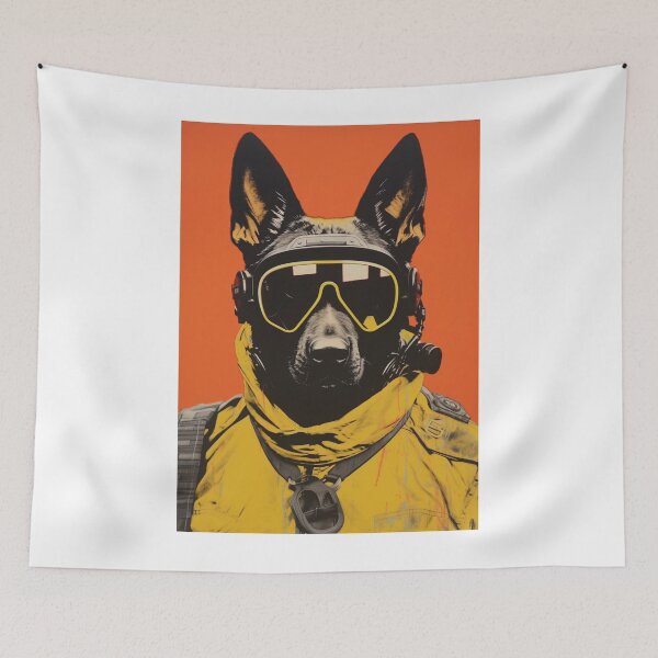 Item preview, Malinois Skydiver - Belgian Shepherd Goggles designed and sold by luvandsocial.