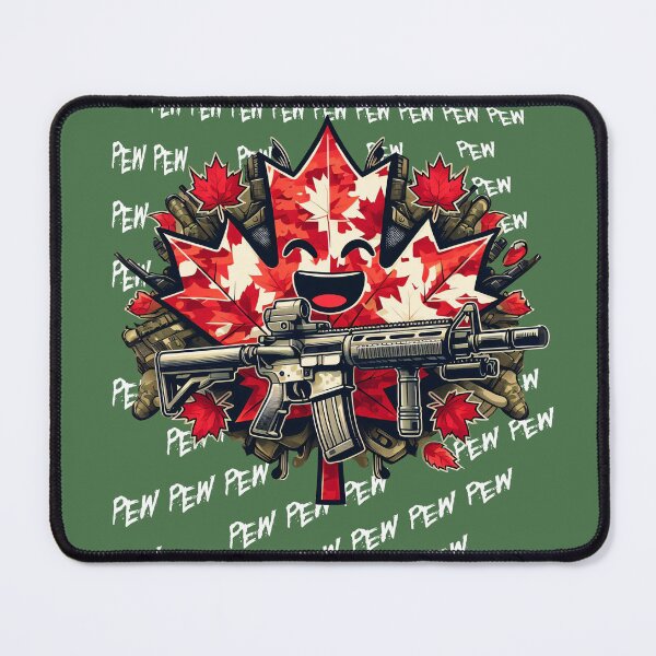 Aperçu de l'œuvre Pew Pew Canada créée et vendue par NoMercyAirsoft.