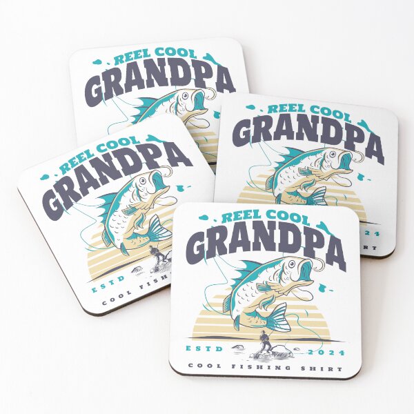 Item preview, Funny Fathers Day Reel Cool Grandpa Fishing Lake designed and sold by MotivaChic.