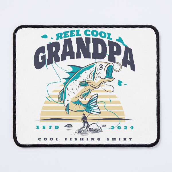 Item preview, Funny Fathers Day Reel Cool Grandpa Fishing Lake designed and sold by MotivaChic.