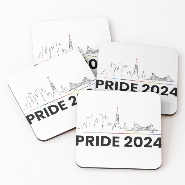 Item preview, Pride 2024 cityscape designed and sold by FanWare.