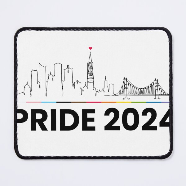 Item preview, Pride 2024 cityscape designed and sold by FanWare.