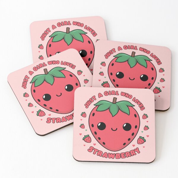 Item preview, JUST A GIRL WHO LOVES STRAWBERRY designed and sold by 123ks.
