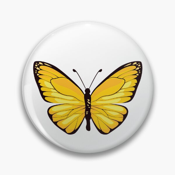 Artikelvorschau, Gelber Schmetterling entworfen und verkauft von Art By Lindsay.