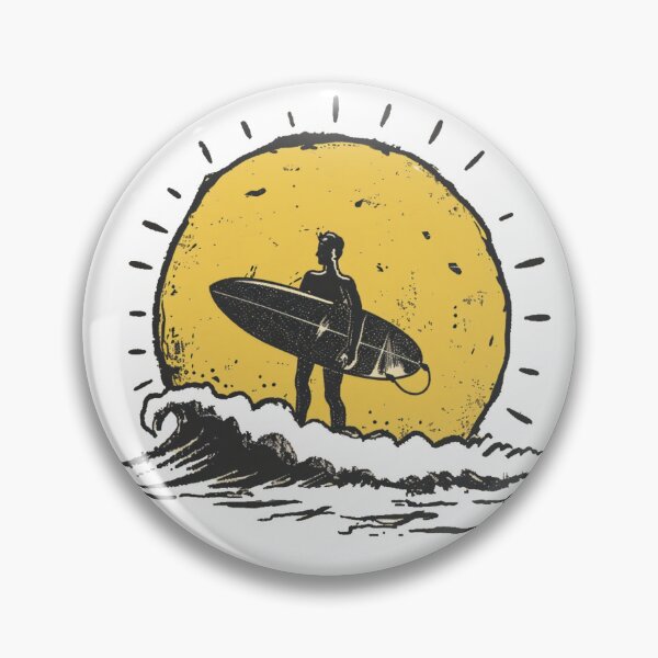 Item preview, Océano - Hand Drawn Surfer'n'Sun designed and sold by Oceano-Beach.