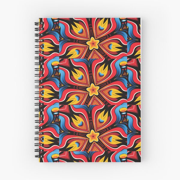 Item preview, Colorful Floral Geometric Pattern designed and sold by delohill.