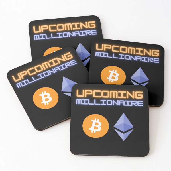 Item preview, Upcoming Millionaire (Bitcoin and Ethereum Design) designed and sold by SmartDesignByBB.