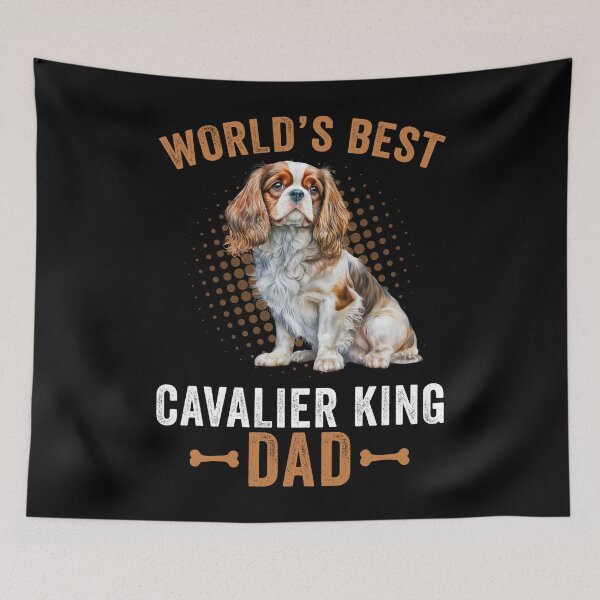 Item preview, Worlds Best Cavalier King Dad Dog Pet Lovers designed and sold by Blok45.