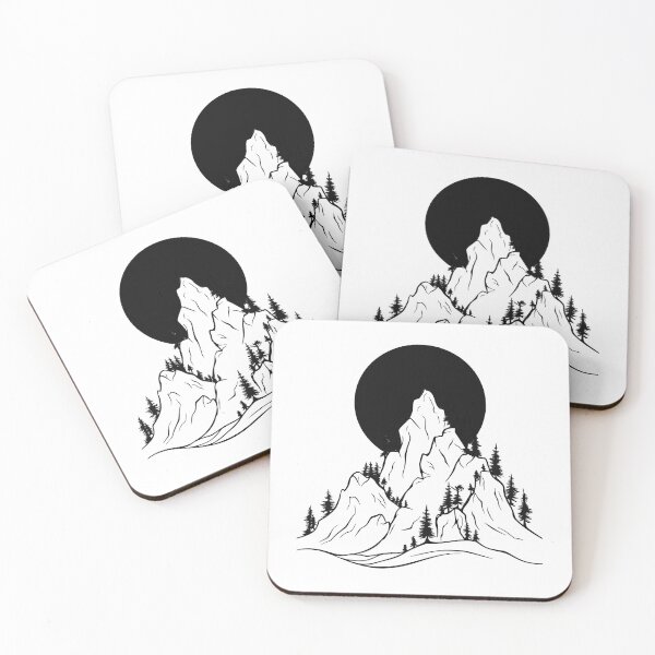 Item preview, Quiet peaks (Black) designed and sold by Mr-M-2000.