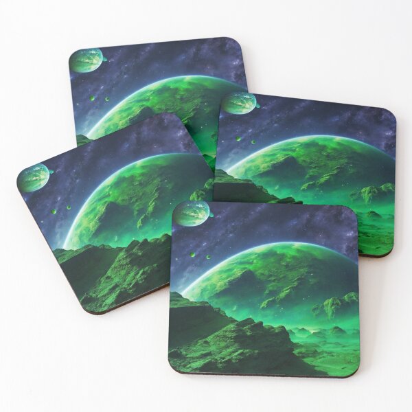 Item preview, Green Nebula Dreams designed and sold by Sadia  Jannat.