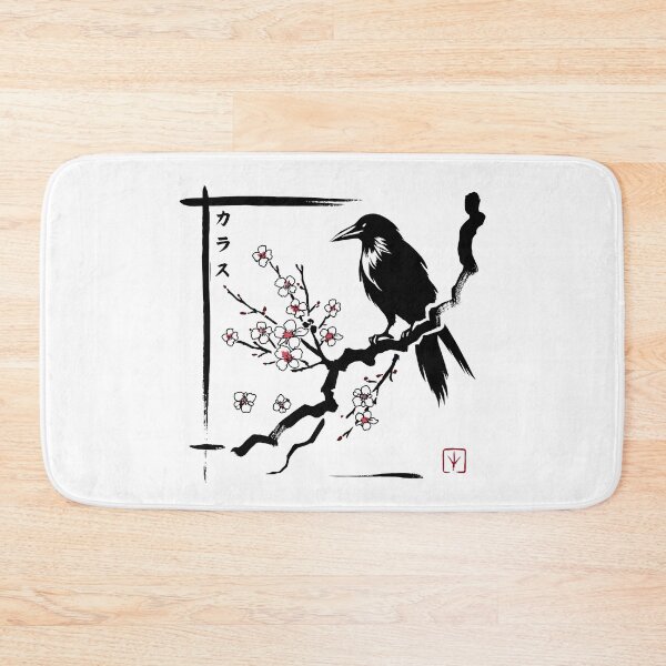Item preview, Kawaii Crow Ink Japanese Cotagecore Novelty Goth Retro Crow designed and sold by KsuAnn.