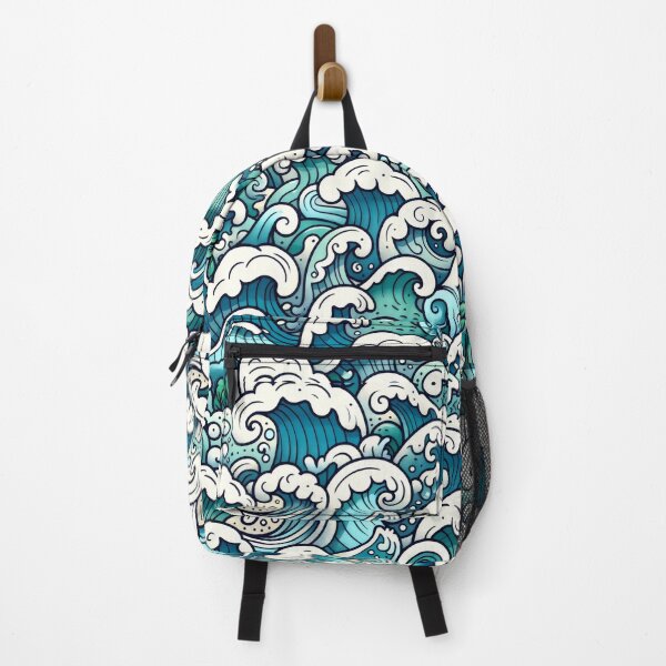 Item preview, Wave Rider: A Cool and Playful Wavy designed and sold by GracePaigePlaza.