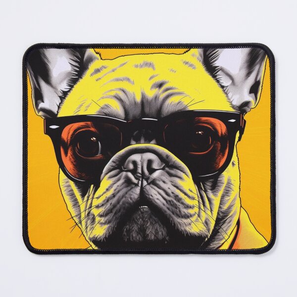 Item preview, Yellow Frenchie in Raybans - French Bulldog designed and sold by luvandsocial.