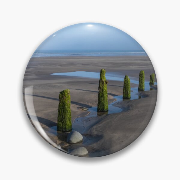 Item preview, Mossy beach groynes at Westward Ho! designed and sold by twymanphoto.