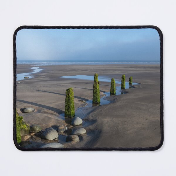 Item preview, Mossy beach groynes at Westward Ho! designed and sold by twymanphoto.