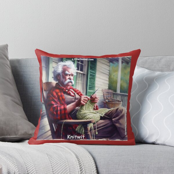Item preview, Mark Twain With A Ball Of Yarn: KnitWit designed and sold by Rick London Gifts.