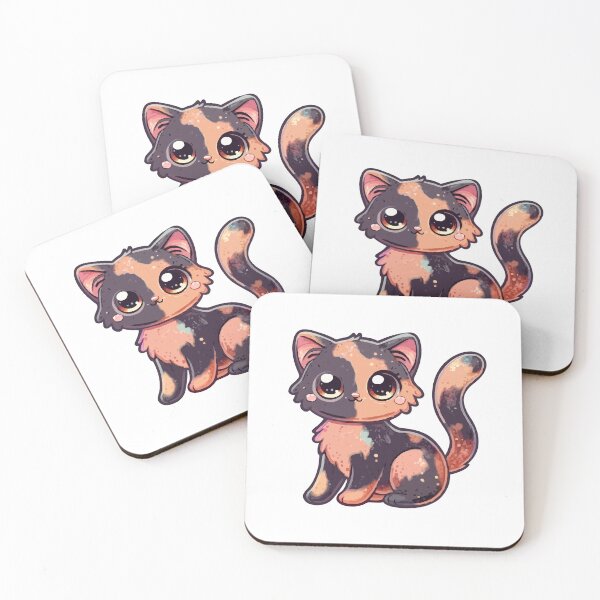 Item preview,  Cute Tortie Cat Sticker designed and sold by VelosityPrints.
