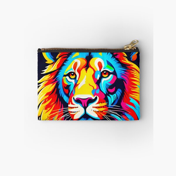 Item preview, Majestic Mane: Colorful Lion with a Huge Mane designed and sold by GrizzlyCollective.