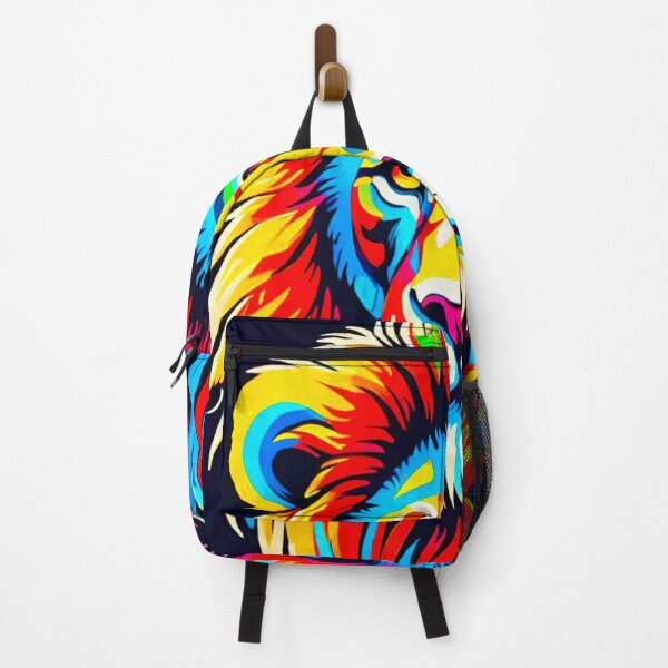 Item preview, Majestic Mane: Colorful Lion with a Huge Mane designed and sold by GrizzlyCollective.