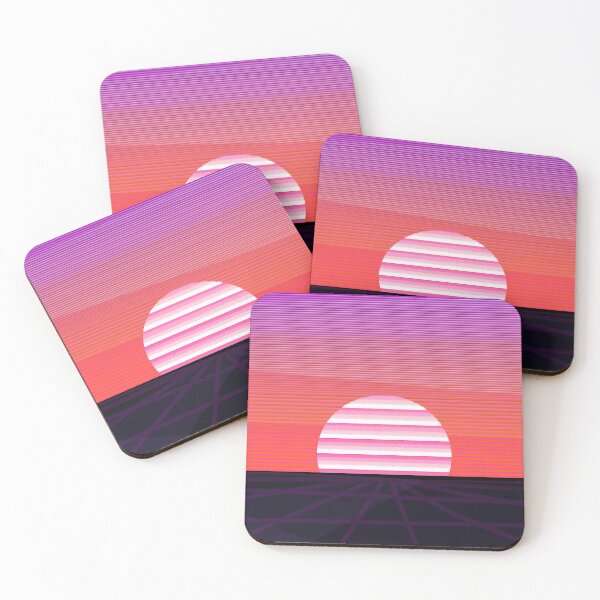 Item preview, 80s Retrowave Synthwave Neon Sun Illustration designed and sold by MusicArtAndGrind.